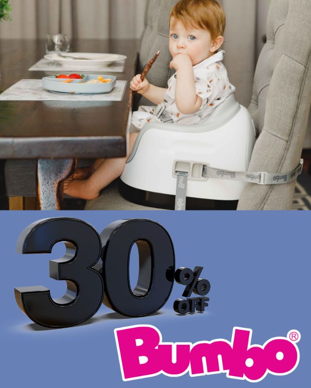 30% off selected bumbo products