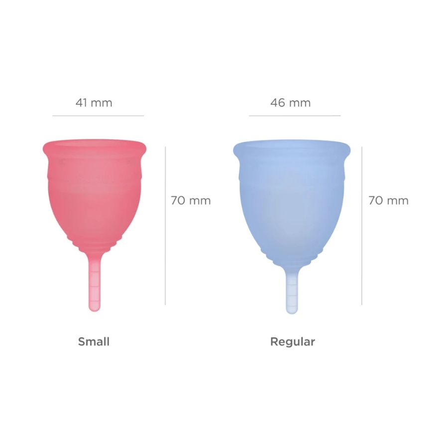 Saalt Cup Duo Pack - Small & Regular Menstrual Cup Set