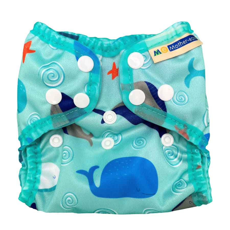 Newborn Wizard Uno Staydry All-In-One Nappy by Mother-ease