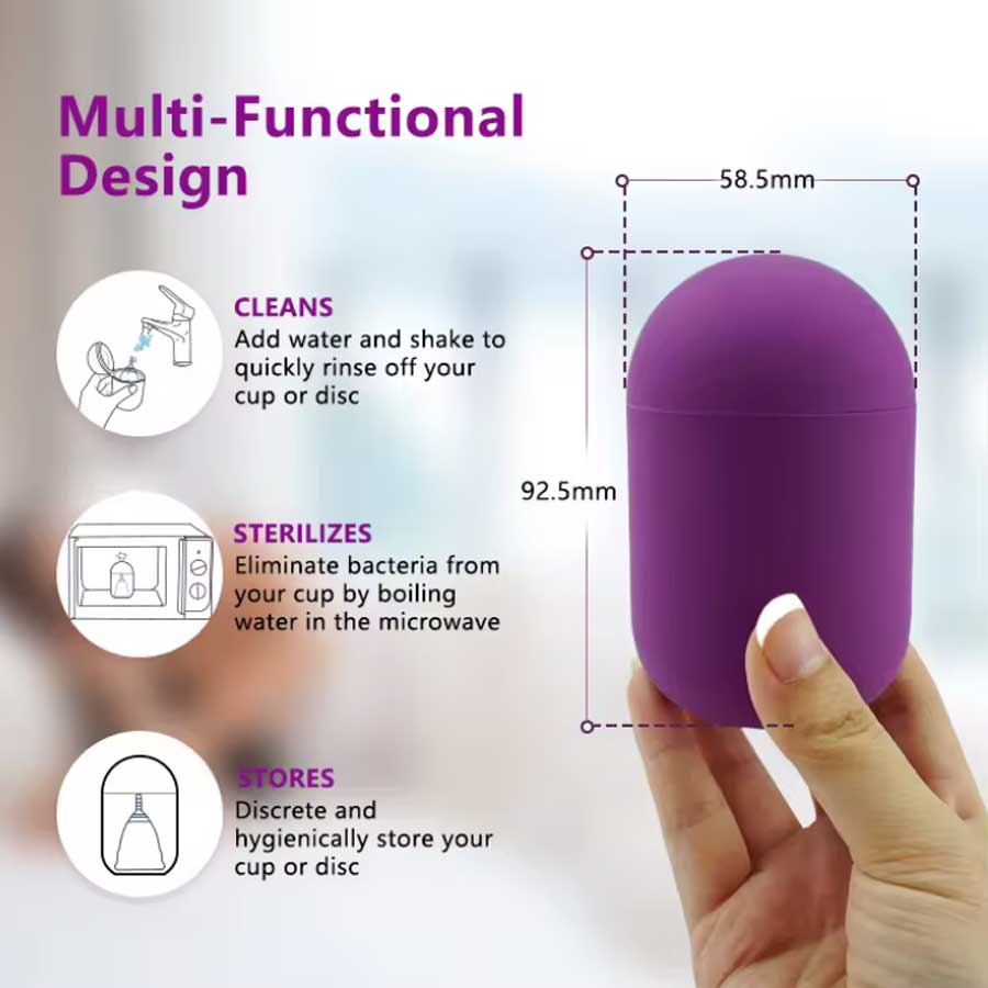 Menstrual Cup Steriliser Silicone Egg