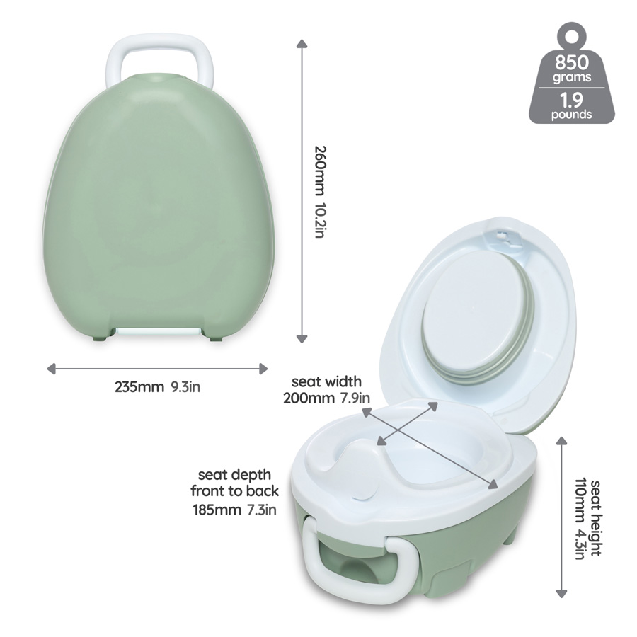 Portable Travel Potty Toilet Premium My Carry Training Seat, Toddler Baby  Kids