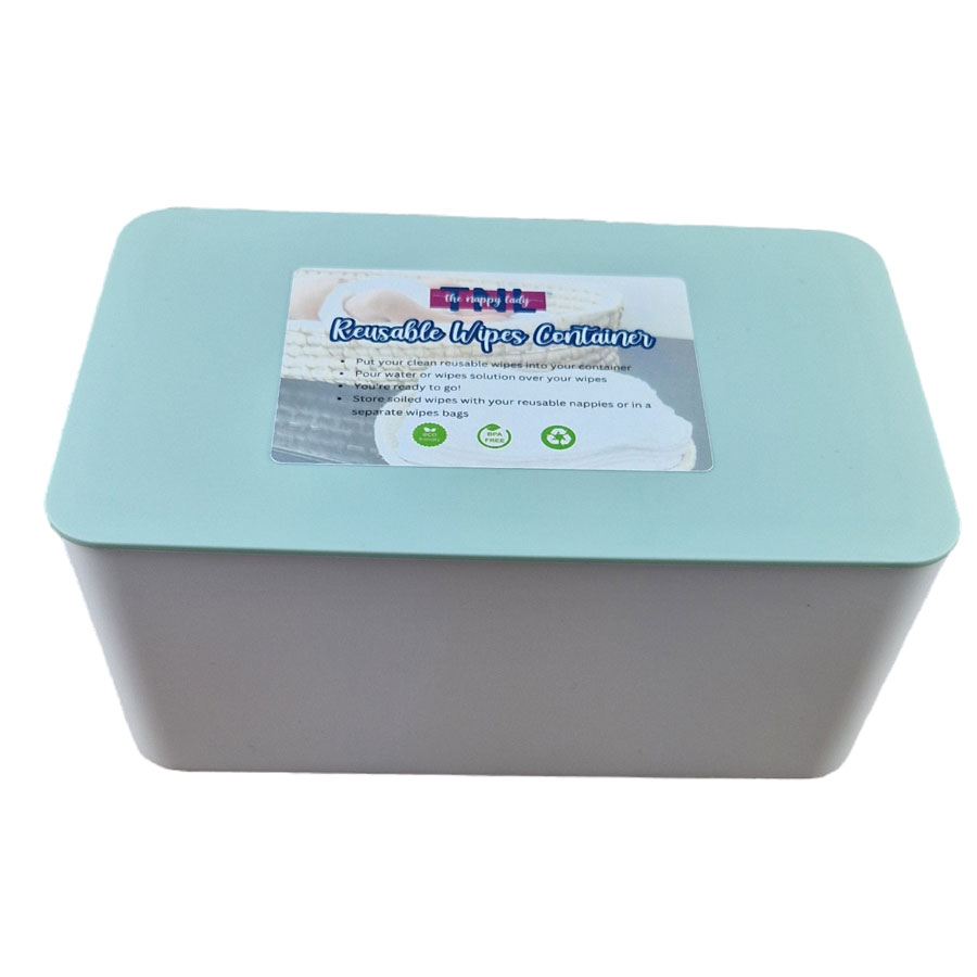 Reusable Wipes Container By The Nappy Lady