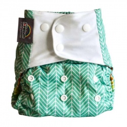 Little Lovebum Popper & Pocket All In Two Nappy